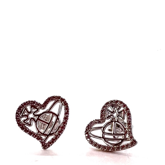 VIVIENNE WESTWOOD SILVER ORNELLA EARRINGS - Picture 1 of 5